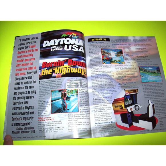 Sega Strategy Magazine Retro Video Arcade Games Virtua Fighter Daytona Die Hard - Picture 3 of 9